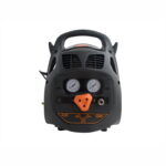 „TJEP 6/15-1 – kompaktiškas 6 l oro kompresorius, skirtas pneumatinėms priemonėms tiekti orą, su patikimu varikliu ir lengvu transportavimu.“