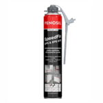 „Penosil SpeedFix 878 – 750 ml klijuojančios poliuretano putos EPS ir XPS izoliacijai, skirtos tvirtam ir greitam montavimui.“