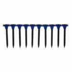 „EXPANDET gipsiniai medsraigčiai 3,5×25 mm juostoje, skirti gipso ir metalo tvirtinimui, 1000 vnt., patvarūs ir patogūs montuoti.“