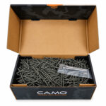 CAMO EDGE Deck Screws 60 mm – profesionalūs medsraigčiai terasų montavimui.