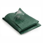 „Tectis – uždengimo tentas 2x3 m, 100 g/m², atsparus UV spinduliams, skirtas statybinių medžiagų ir daiktų apsaugai nuo lietaus, saulės ir dulkių.“