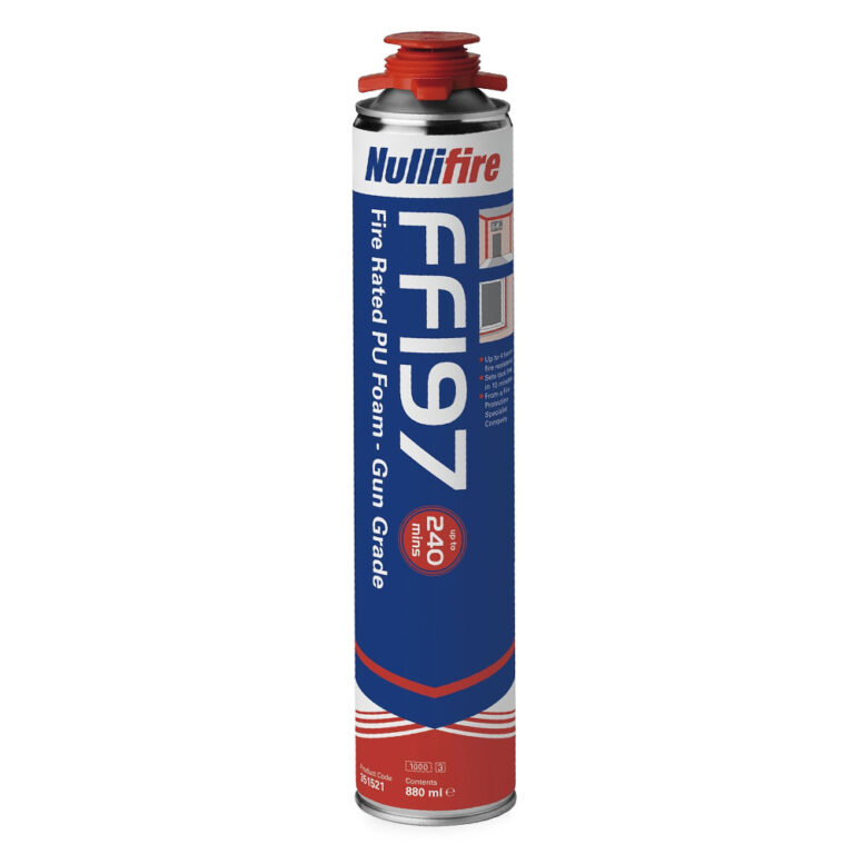 Nullifire FF197 ugniai atsparios sandarinimo, montavimo putos