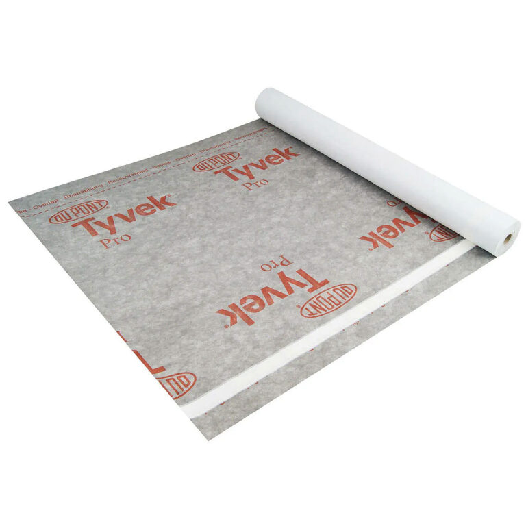 DuPontTM Tyvek® Pro + Tape – dviejų sluoksnių kvėpuojanti plėvelė su integruota lipnia juosta stogui ir sienoms.